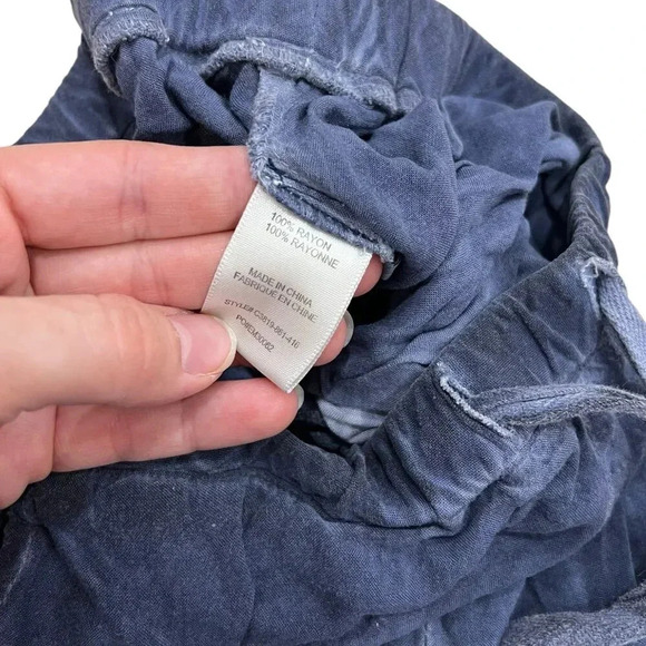 Cloth & Stone Blue Tie Dye Rayon Jogger Pants S - Picture 4 of 4